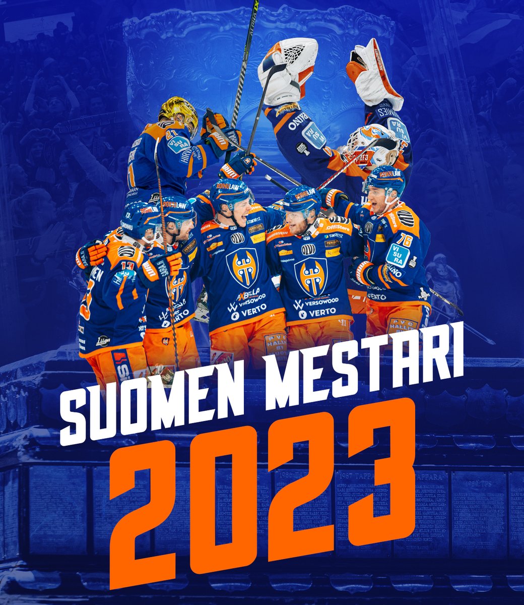 TAMPEREEN TAPPARA ON MIESTEN JÄÄKIEKON SUOMEN MESTARI 2023!!!

🏆🏆🏆🏆🏆🏆🏆🏆🏆🏆🏆🏆🏆🏆🏆🏆🏆🏆🏆

#Tappara #Liiga