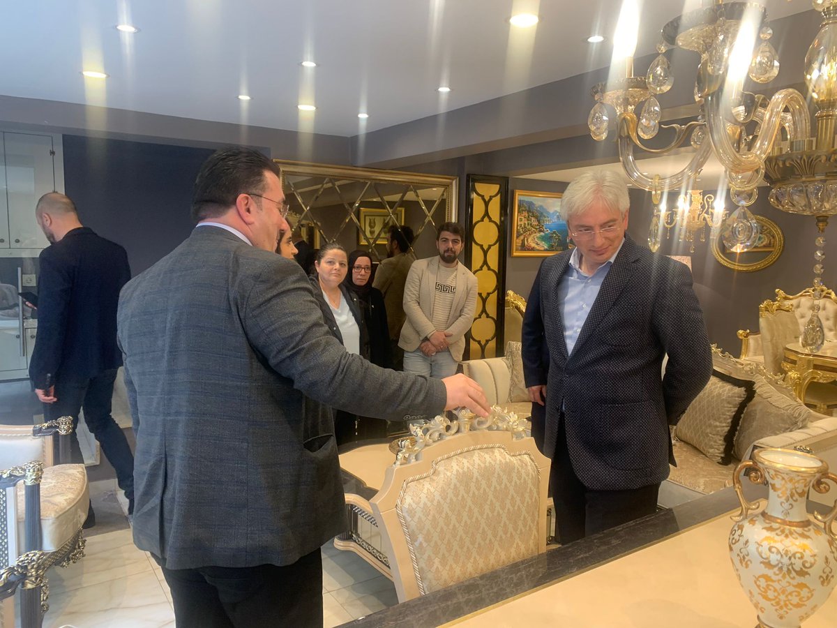 MHPEYUPSULTAN's tweet photo. MHP İstanbul 2. Bölge Milletvekili adayımız Birol Gür ve Nevra İmamoğlu ile İstanbul Mobilyacılar Çarşısını ziyaret ettik.

@_MHPistanbul_

#istanbul #mhp #eyüpsultan #eyüp #mhpEyüpsultan #milliyetçihareketpartisi #modesa #Secim2023 https://t.co/YI1yzPfDGg
