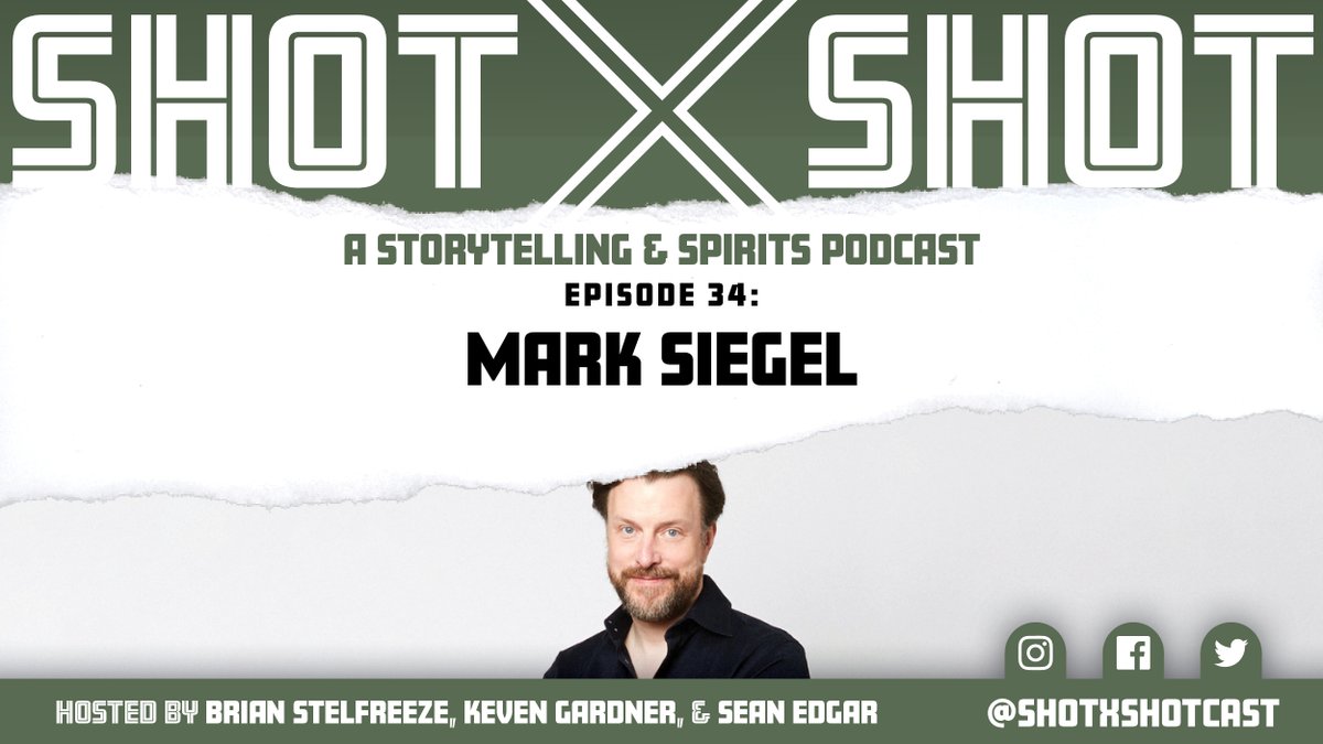 It's almost the weekend! Pour yourself a drink and listen to 12-Gauge's own @KevenGardner, @Stelfreeze & @seanmedgar chat with writer/illustrator/designer/imprint runner/literary Olympian @marksiegelbooks for a new episode of @ShotxShotCast! 🍷💥 apple.co/3ifnqQ7