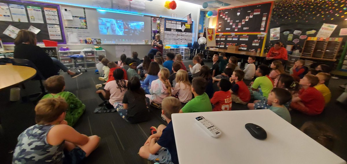 2nd Graders had a great visit with Author <a href="/EllenPotter/">Ellen Potter</a> !! Thank you for sharing your craft with us! We can't wait to use our new knowledge to develop our characters and story seeds into imaginative writing!