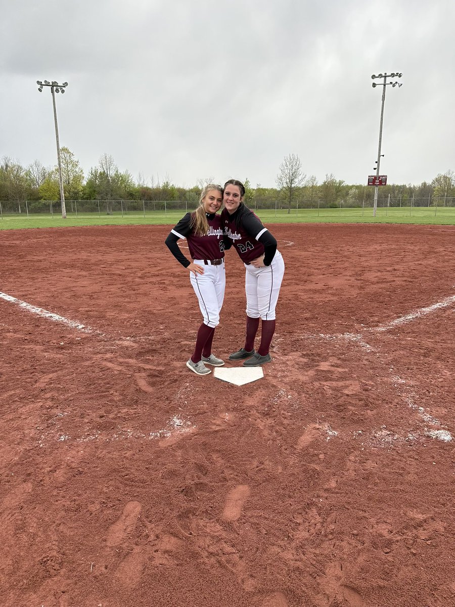 TONIGHT is the Wellington girls softball senior night!! The game is at home. They are playing Firelands. They will announce the seniors at 4:45. Your seniors for this year are Haley Harper # 22 and Lexi Kline #24! Come out tonight to celebrate and cheer the girls on!! GO DUKES!!!