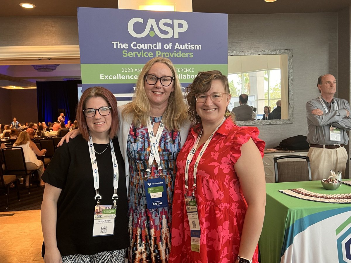 AndersonAutism's tweet image. Anderson team members attended and presented at the @CASProviders 2023 Annual Conference this week! Thank you to our wonderful presenters from ACA - Amanda A., Tina C., Jennifer B., and Noor S. #CASP #CouncilofAutismServiceProviders #Presentation #AutismSupportiveCollege #Autism