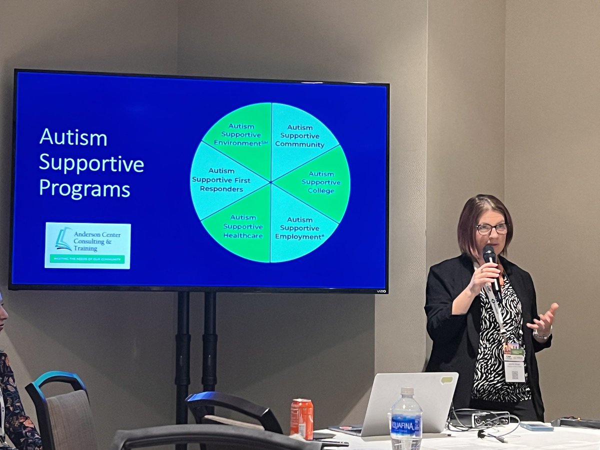AndersonAutism's tweet image. Anderson team members attended and presented at the @CASProviders 2023 Annual Conference this week! Thank you to our wonderful presenters from ACA - Amanda A., Tina C., Jennifer B., and Noor S. #CASP #CouncilofAutismServiceProviders #Presentation #AutismSupportiveCollege #Autism