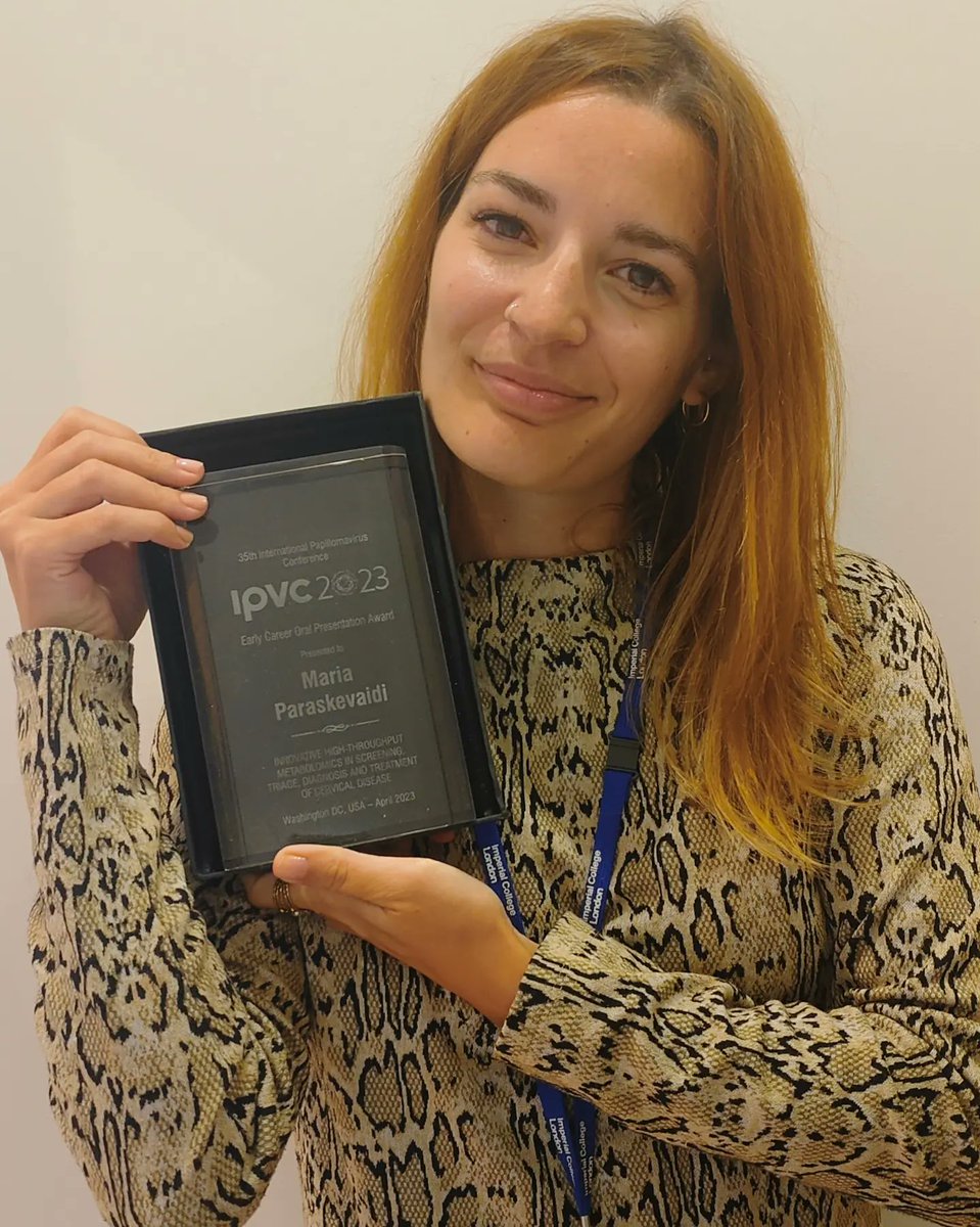 MaryParaske's tweet image. Hugely happy for this (3kg 😱) award from the International Papillomavirus Conference 😃 Special kudos to all my team members for their hard work and continuous support ❤️

&quot;If you want to go fast, go alone; but if you want to go far, go together.&quot;
#ipvc2023
@ImperialMDR