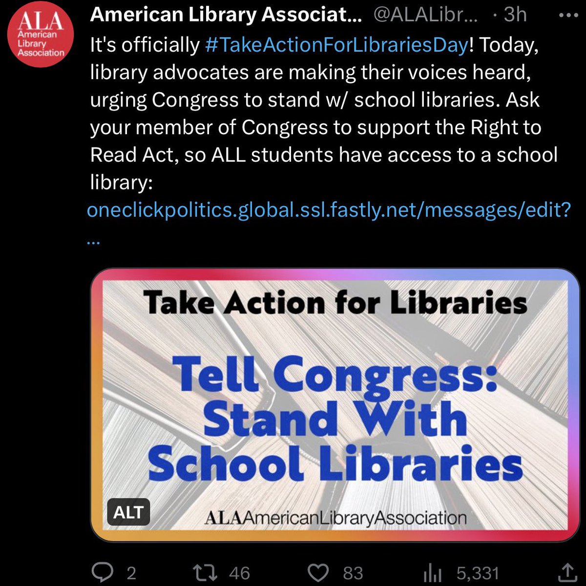 GROOMER LIBRARIANS NOW DEMAND OVER HALF A BILLION DOLLARS FROM TAXPAYERS! $600,000,000! FOR MORE #CRT #EQUITY + P*RN IN SCHOOLS!

#TakeActionForLibrariesDay

#RightToReadAct WILL PREVENT PARENTS FROM CHALLENGING CHILD P*RN BOOKS IN SCHOOLS!

#parenting #moms #dads #edchat