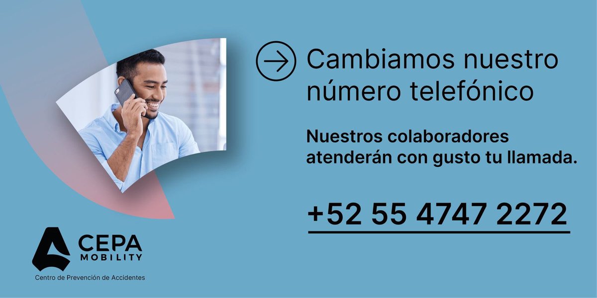 Te recordamos la línea para contactar con CEPA México.