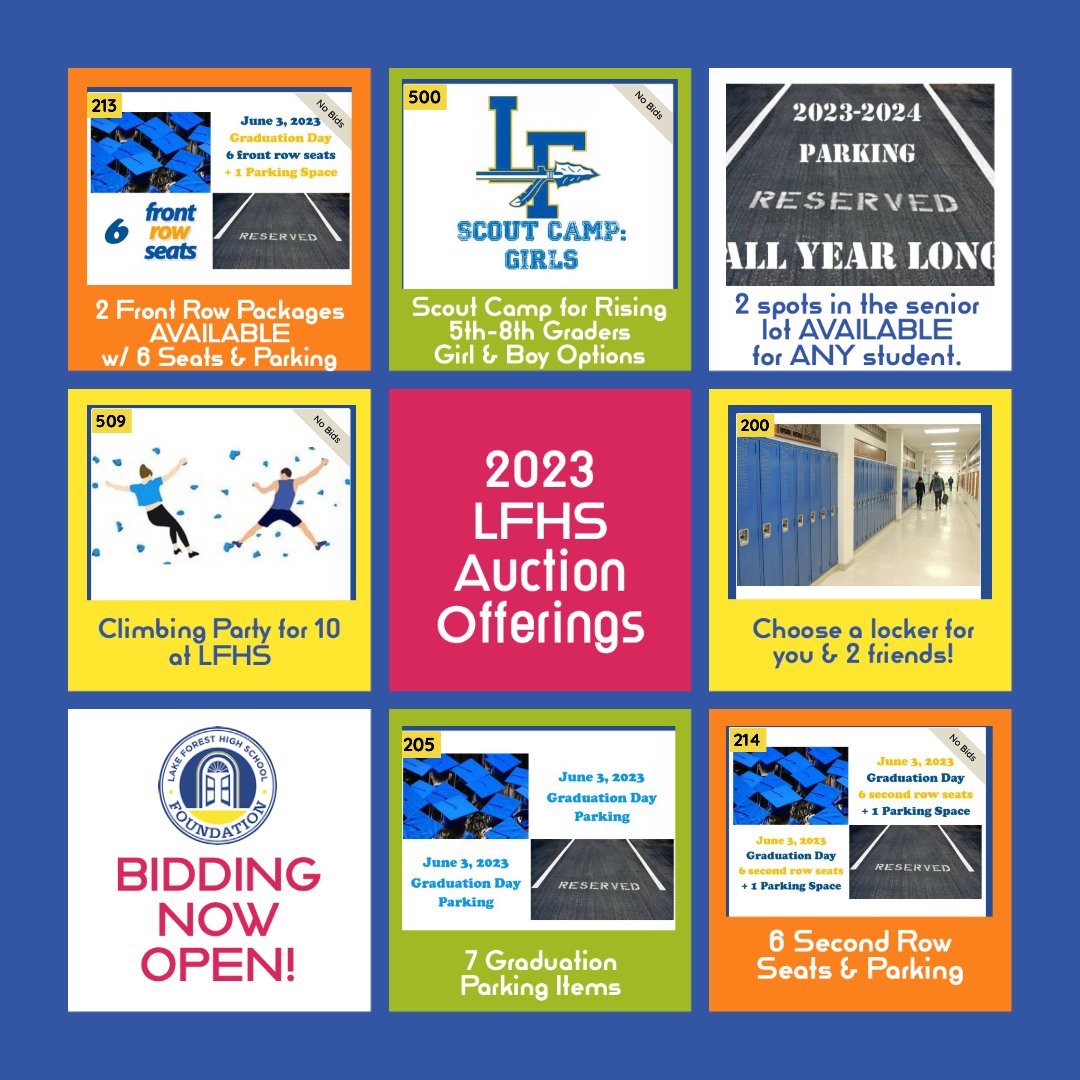 Tomorrow is our Annual Spring Luncheon!  Please check out these amazing LFHS auction items before it is too late!  The auction closes tomorrow at 7pm. LFHSLUNCH2023.givesmart.com