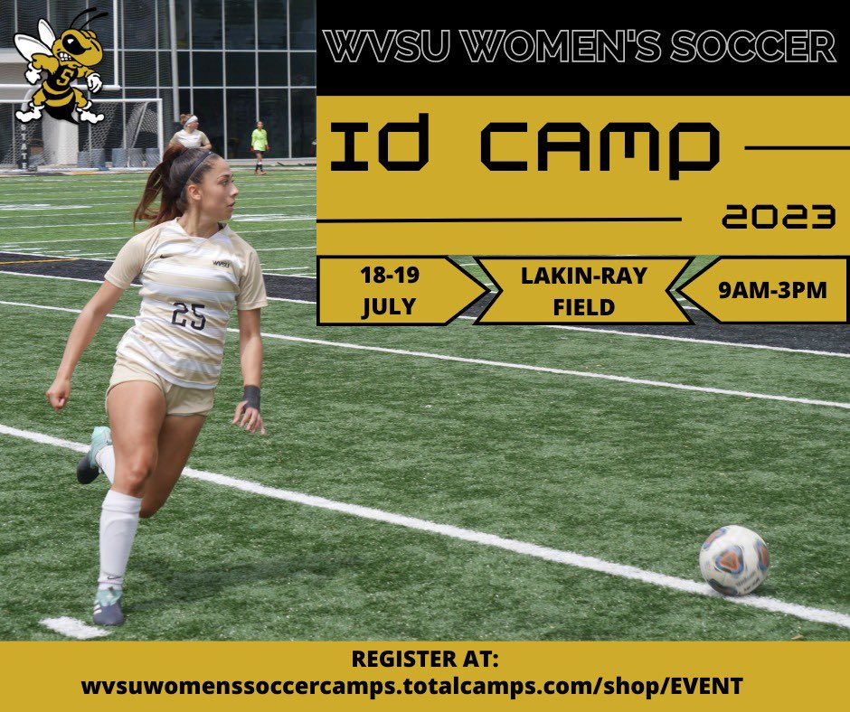 West Virginia State University Women’s soccer has some good news!Here you can find information for our Youth Soccer Camp and ID Camp☀️⚽️
More details and registration in the link⬇️

wvsuwomenssoccercamps.totalcamps.com/shop/EVENT
