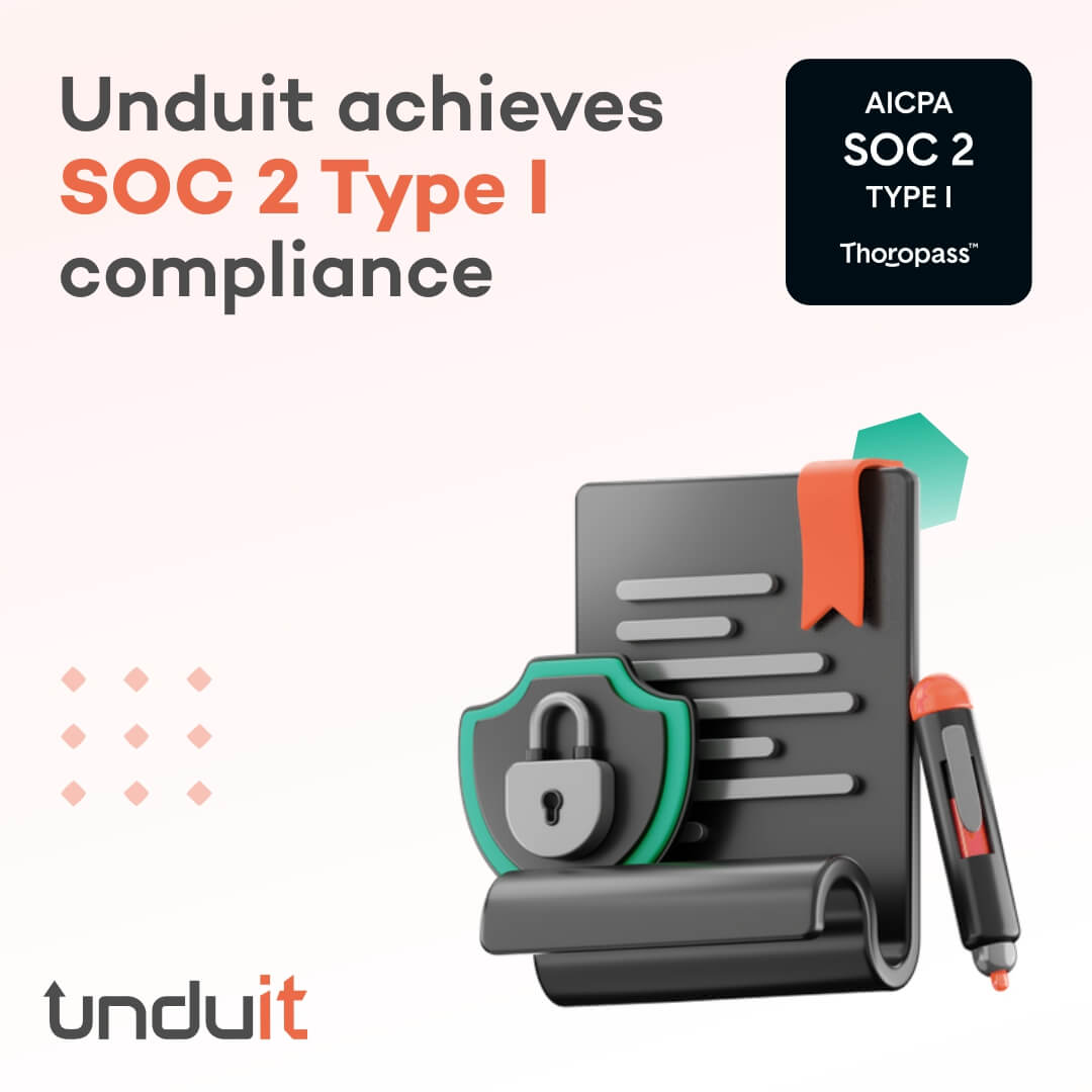 UnduitLLC's tweet photo. Unduit is proud to announce that we are now SOC 2 compliant! This validates our commitment to providing enterprise-level security for your data. Learn more about what this means if you're our existing client on our website.

https://t.co/QixhrNYz1x

#SOC2 #DataSecurity #IT #tech https://t.co/HPmG2rZiHf