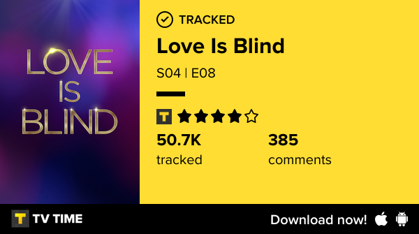 hanille's tweet photo. I've just watched episode S04 | E08 of Love Is Blind! https://t.co/ZiT1kLjg1v #tvtime https://t.co/xXnxJ2usoX