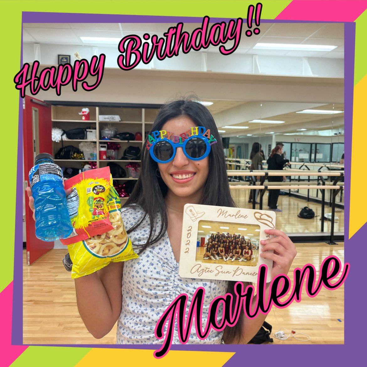 JRomero_EDHS's tweet photo. Happy Birthday, Marlene!! I hope you had a Dancer-iffic day!! #EDHSsundancer @EDAztecs_HS https://t.co/rQNs5SYEbO