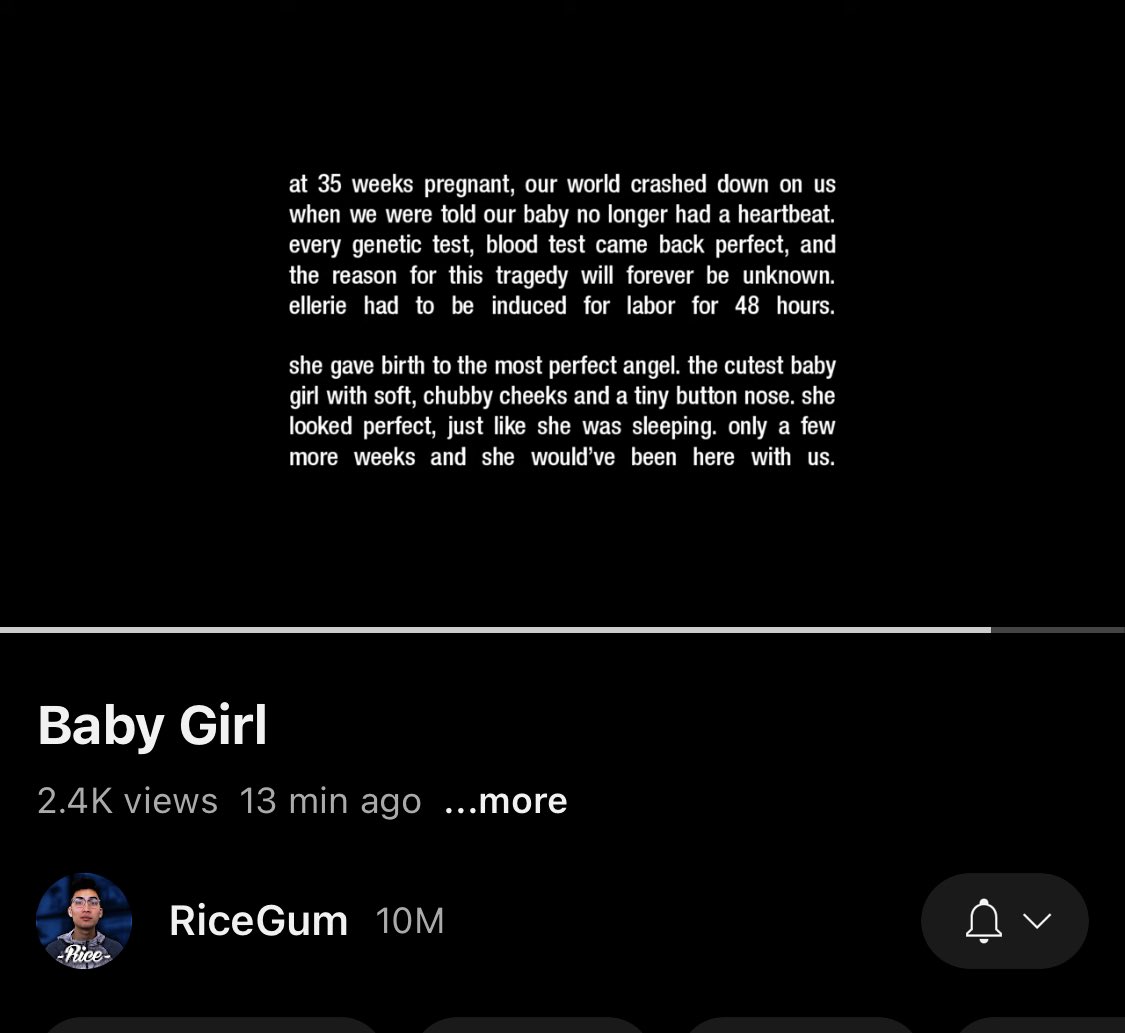 Domain on Twitter "RiceGum for those who didn’t watch the vid 💔 https