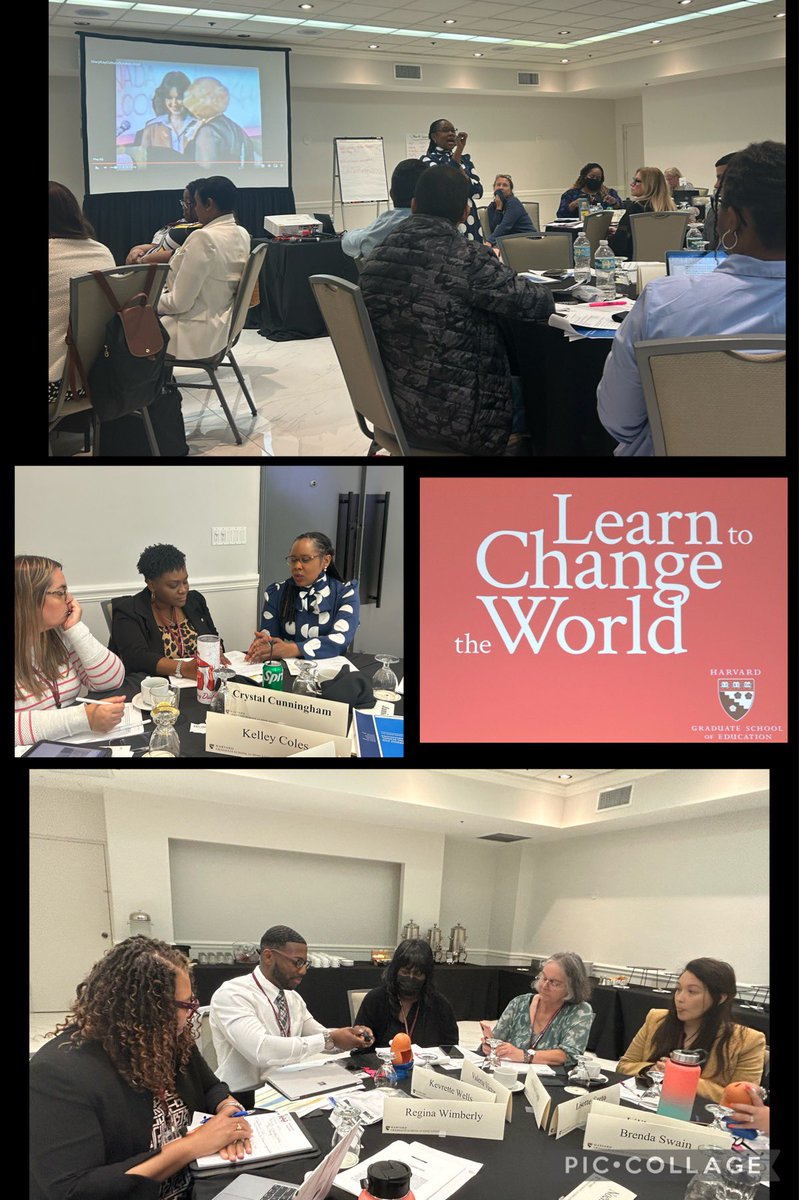 MiamiLEARNS's tweet photo. Region & district leaders, administrators & teacher leaders at #MiamiLEARNS schools collaborate @hgse Pillars of Excellence Institute π« #LeadershipMatters #BuildingACommunityofLearners @mdcps_profdev @rwimberly67 @millygonzalez22 @MDCPS_HCMChief @SuptDotres https://t.co/8DjNIYt8w1