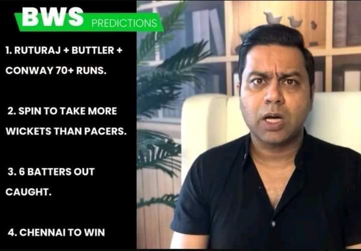 15TO18Life1's tweet photo. Most accurate predictor from section D #IPL2023 #CSKvRR https://t.co/UMsNVNCTLQ