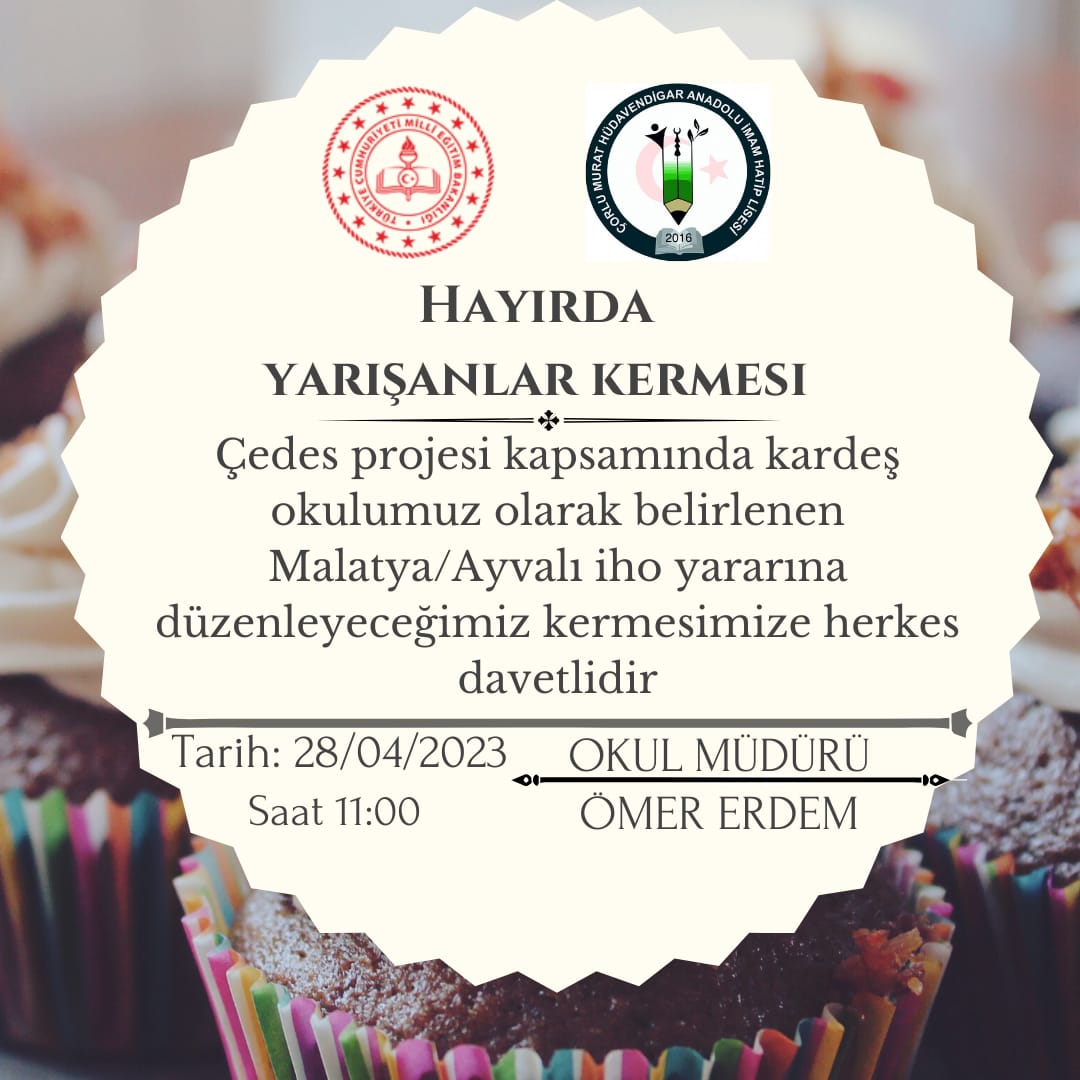 Murat Hüdavendigar Anadolu İmam Hatip Lisesi (@aihlmurat) on Twitter photo 