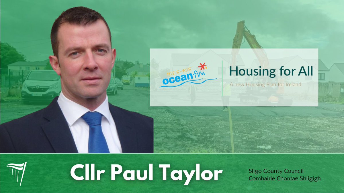 FFSligo's tweet photo. FF @CllrPaulTaylor recently on Ocean FM on the work of Fianna Fáil in creating solutions to the housing crisis. #FFinLocalGov
https://t.co/06wHcxO5Zu https://t.co/2HWzvc69wz