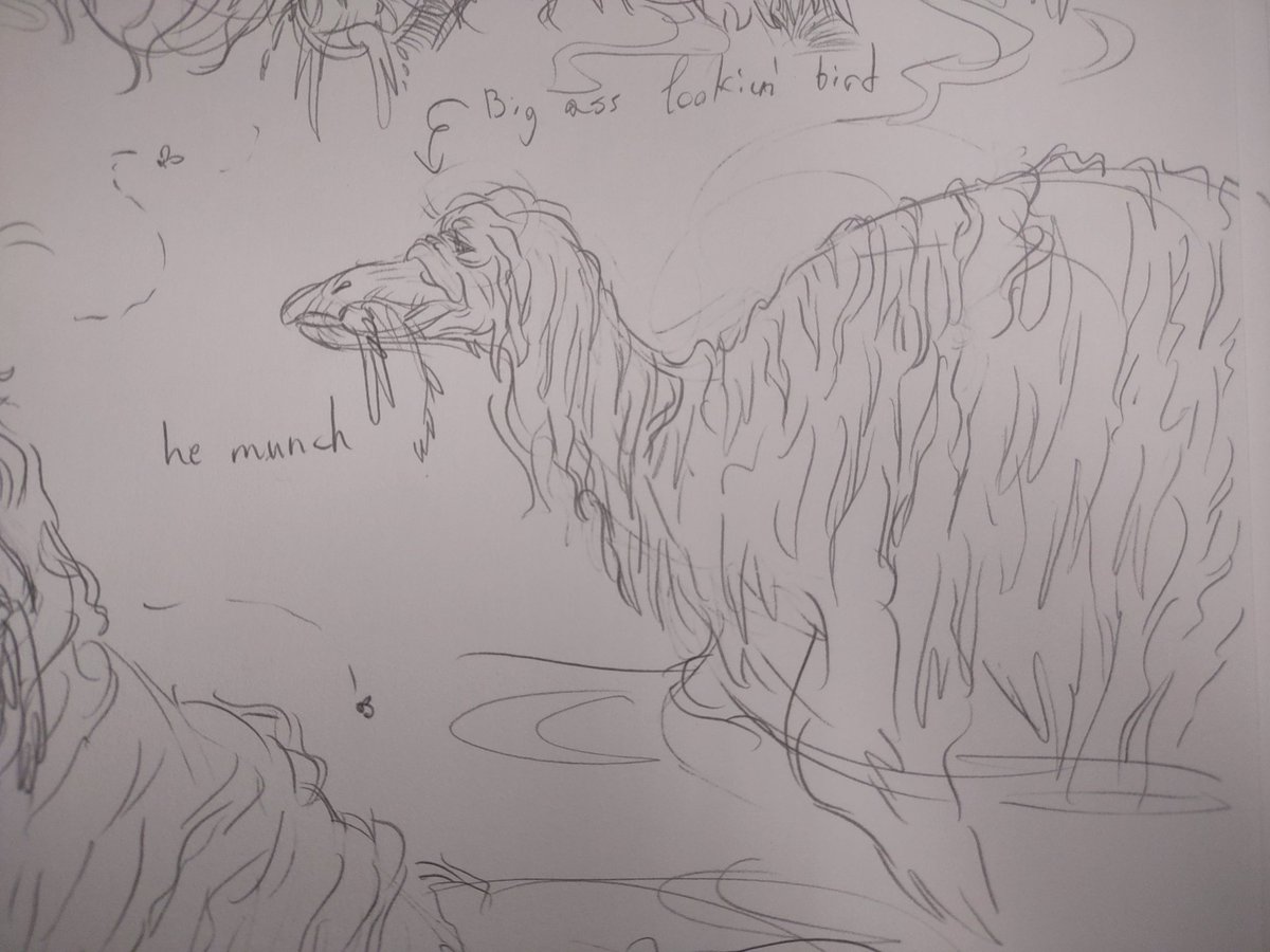 AresEule's tweet photo. Big ass shaggy bird my favorite #dinoart #dinosaurart #paleoart https://t.co/GhKy7k3BXD