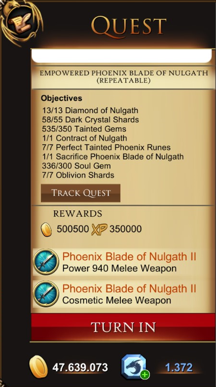 #PhoenixBladeofNulgathll Done successfully.
#EventNulgath
#AQ3D