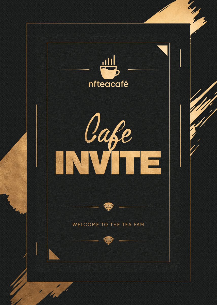 If you’re a member of @NFTeaCafe_ I’d love to know in comments below why you love being part of our awesome community 🫶🏼

If you’re not yet a member, follow The Café and turn 🔔 on for opportunities to join us! 😊
