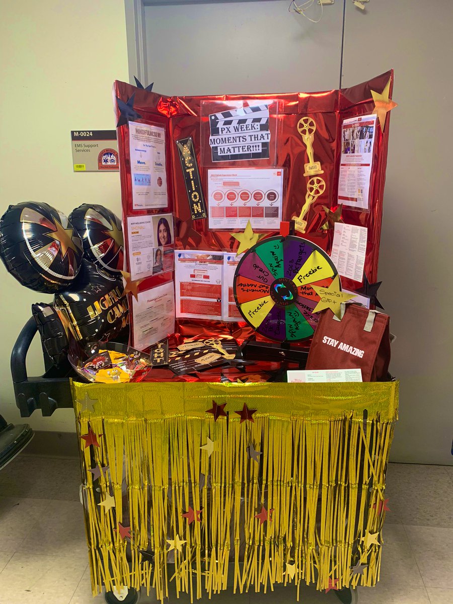 Today we did it Hollywood style! More staff appreciation rounds at Weill Cornell - Ambulatory Care Network #Hollywoodcart #MobilePXskillsday #stayamazing #PXWeek2023 #Day4 ⭐️ ⭐️⭐️⭐️⭐️