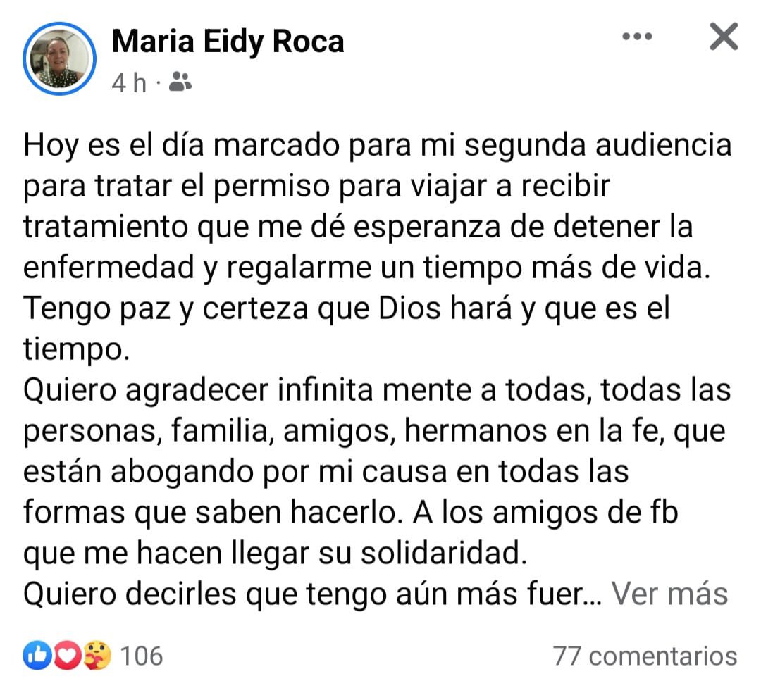 Estamos aún en la espera, 30 min de espera y retraso. 
No perdemos la esperanza. Esperamos que la JUSTICIA SE PRONUNCIE Y SEA INDEPENDIENTE.
#eidyroca
#libertadparaeidyroca
#ela 
#esclerosislateralamiotrofica
#presapolitica