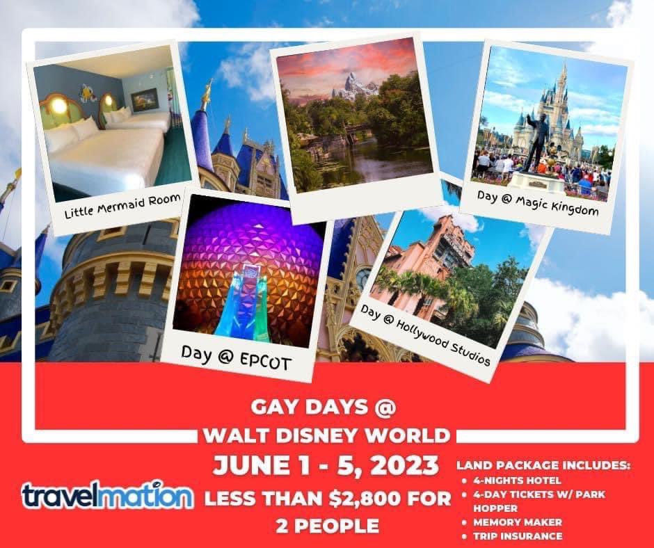 dolewhipper's tweet photo. 👀 Quoted! 

🏳️‍🌈🏳️‍⚧️ Gay Days Vacation at Disney World, June 1 - 5 for less than $2,800 for 2!

4️⃣ nights @ Art of Animation Resort

4️⃣ day Park Hopper tickets to visit all Gay Days events

📸 Memory Maker

Contact me directly to help you plan your perfect Gay Days weekend! https://t.co/atfBcAtJ3x