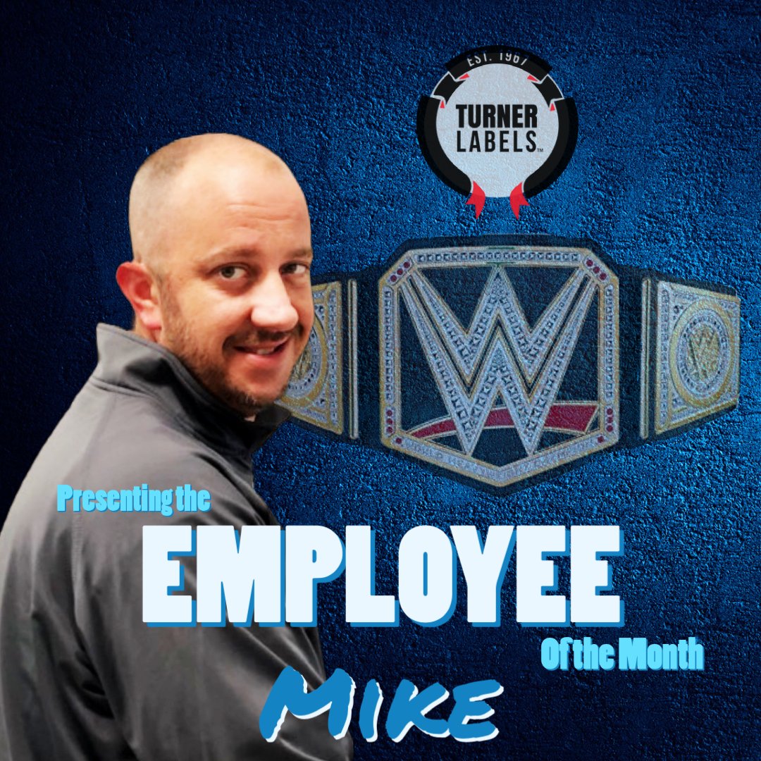 Determined. Diligent. Effective. These are just a few words to describe our #EmployeeoftheMonth MIKE 🤩  We thank Mike for his commitment to productivity &amp; efficiency for Turner Labels. 👏👏👏 #employeeappreciation #companyculture #employeerecognition  #ProductionManager
