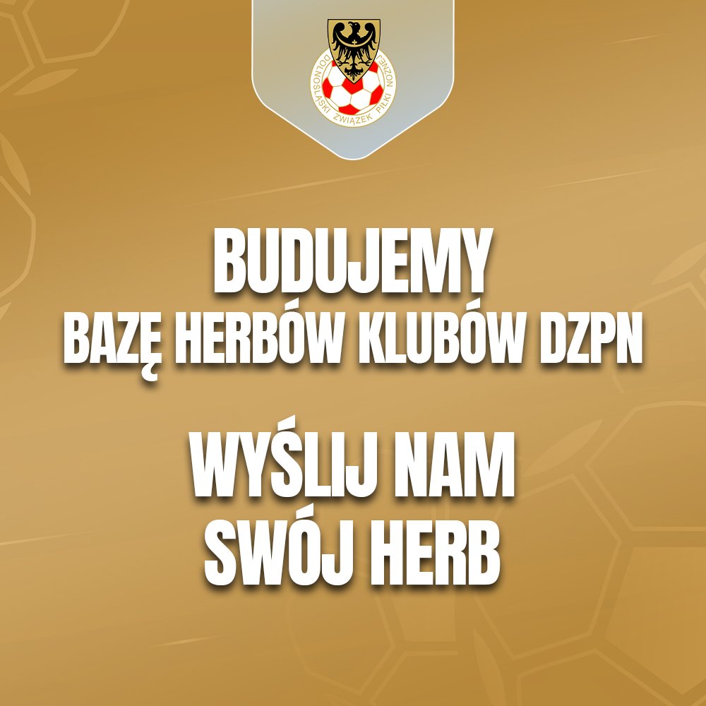 Ruszamy z nową akcją 📲 chcemy zbudować bazę klubowych herbów na Dolnym Śląsku 👈

W związku z tym przesyłajcie je do nas na adres mailowy damian.weglarz@dolnoslaskizpn.pl 📲 pamiętajcie, by podesłać w najlepszej możliwej rozdzielczości 👊

<a href="/dolzpnwroc/">Andrzej Padewski</a> <a href="/CzajkowskiLuke/">Łukasz Czajkowski</a> <a href="/fasolaka/">Damian Węglarz</a>