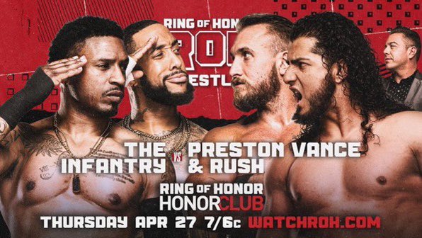 Every Dog has their day. 🐕👊🏻

Today you can listen to PERRO PELIGROSO Preston Vance on #AewUnrestricted podcast talk about his time in #AEW and then at WatchROH.com you can see him in action along side RUSH.

#WatchROH #AEWDynamite #AEWRampage