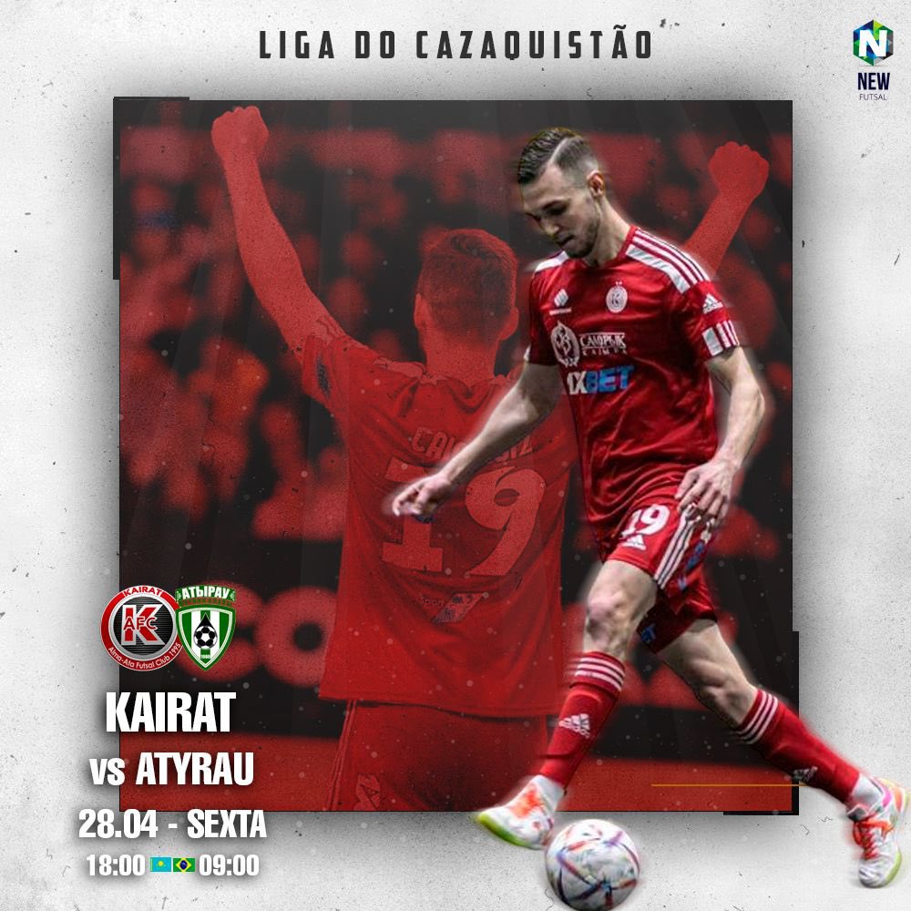 Amanhã jogamos o 3 jogo da semi final da liga do Cazaquistão.
Deus nos abençoe e proteja 🙌🏻🙌🏻