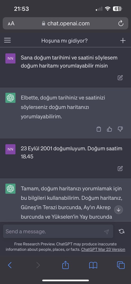 Kimse astroloji sevdamı sorgulamasın