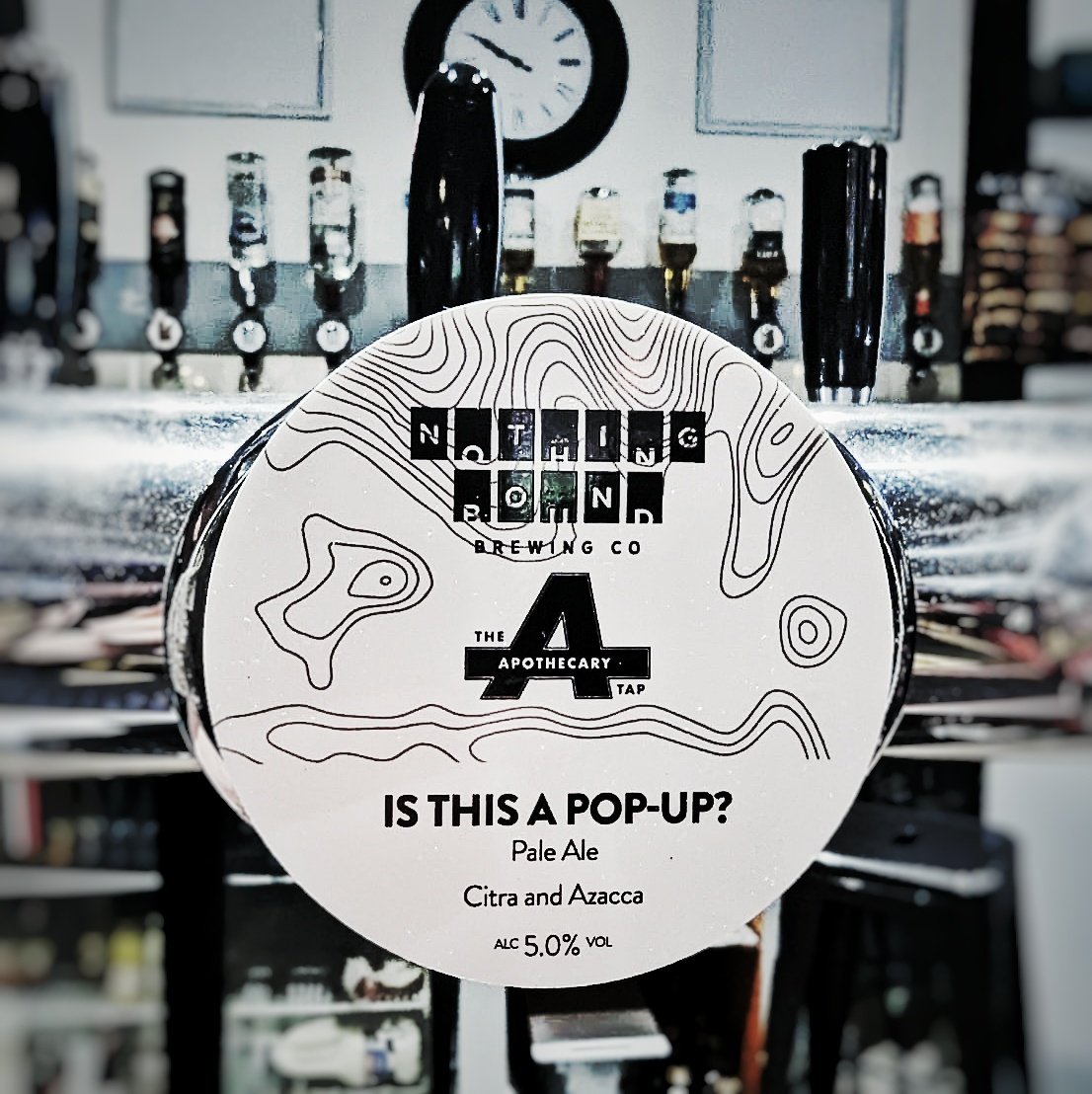 RobertosBarHale's tweet photo. Is this a pop-up? by Nothing Bound, now on draught! https://t.co/2XnK05nKzw