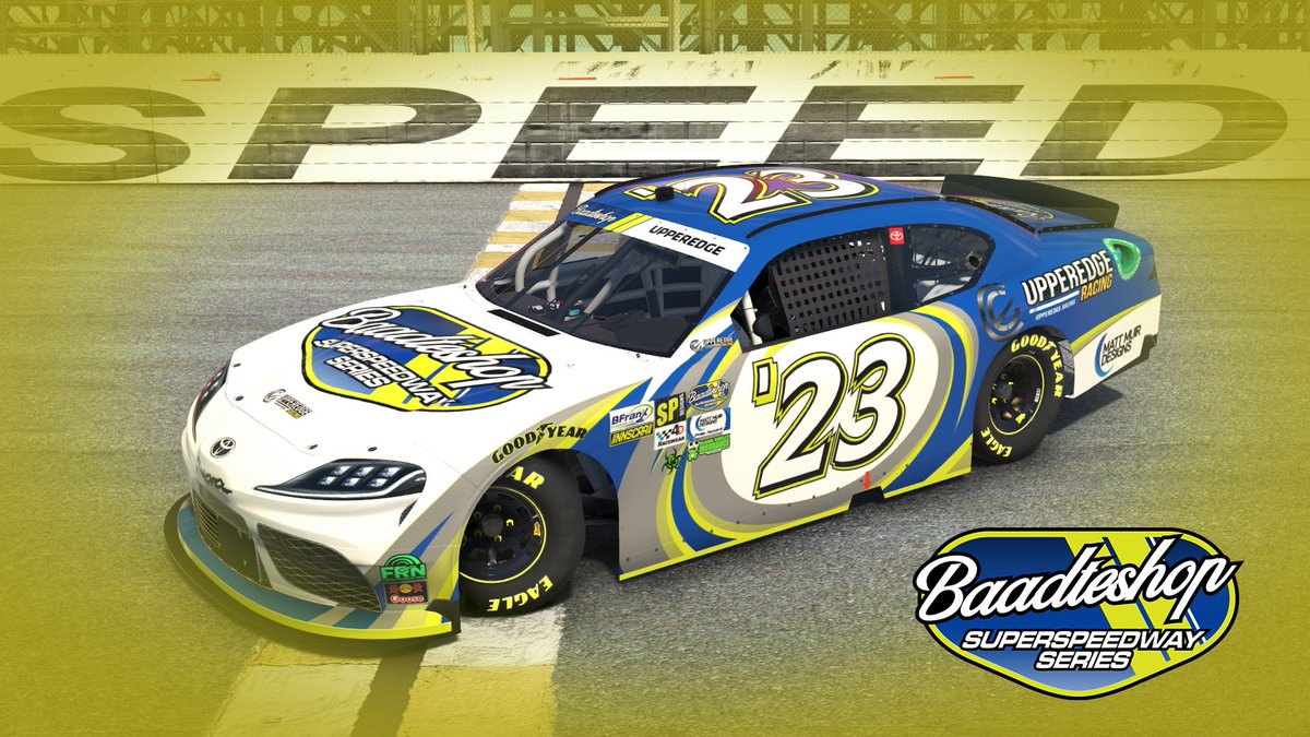 UpperEdgeRacing's tweet photo. We're excited to announce the return of the Baadteshop Superspeedway Series!

We'll be moving to Friday nights and the current Xfinity cars to kick off Season 4.

This series is free to run! To join the fun, just click the Discord link below and sign up!

https://t.co/NMqPjeDQQI https://t.co/sCAZzfDkeK