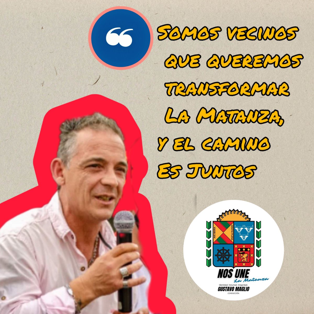 magliotato's tweet photo. EL CAMINO ES JUNTOS
Somos vecinos que queremos transformar La Matanza
#LaMataza #Juntos #Larreta #Santilli #Maglio #NosUneArgentina🇦🇷 #NosUneLaMatanza https://t.co/CcWulBkEk4