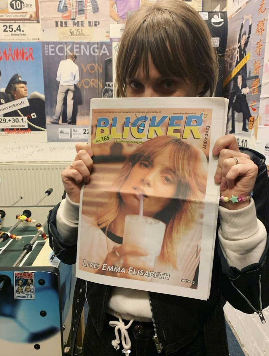 cloudshillmusic's tweet photo. #EmmaElisabeth is gracing the cover of #Blicker magazine and she looks absolutely stunning! π https://t.co/DBWSlB6YPb