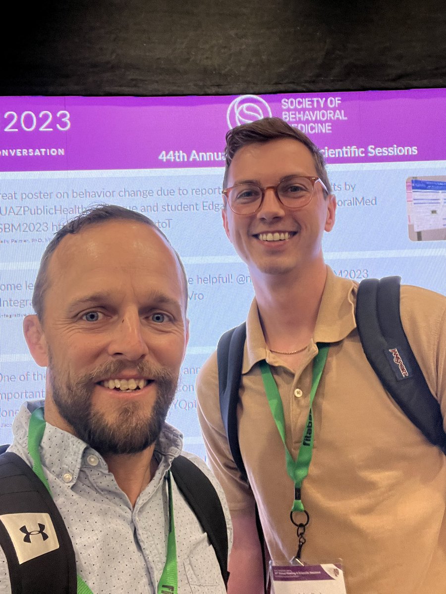 Got to catch up with past student and future <a href="/UNKKSS/">UNK KSS DEPT</a> faculty member @JohnPRech. #SBM2023 #golopers