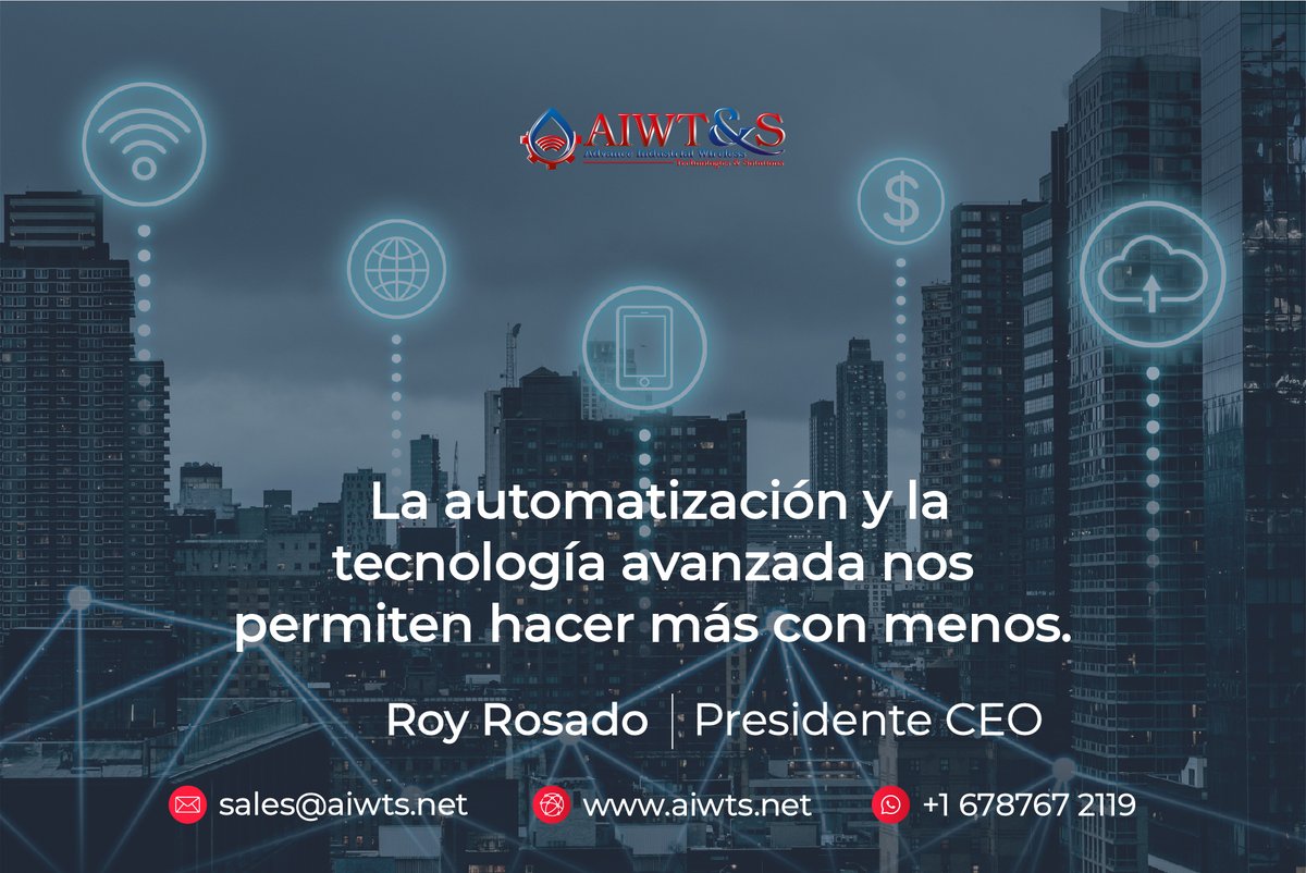 AIWTSNET's tweet photo. Contáctanos:

✉ Sales@aiwts.net
📲 +1 678767 2119
🌐 https://t.co/LM3Uu1U6bx https://t.co/MWq2pH2xxN