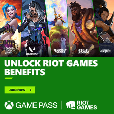gamestop's tweet photo. With PC Game Pass, you can now unlock some of the most popular Riot Games! Now is a better time than ever to try some of these hit games 🙌 

Pick up Game Pass now: https://t.co/85N2WJoGxi https://t.co/vFIiltM9jx