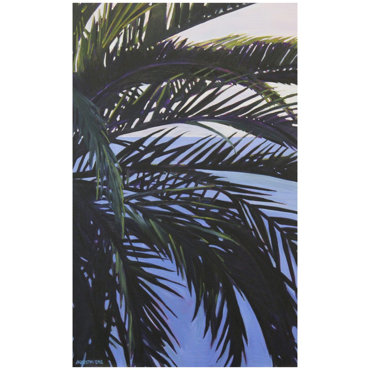 "Ocean. Palm."
Oil on canvas
48" x 30"

By Brighton Smith for his solo exhibition, "Palms. Skies." on view at Skidmore Contemporary Art until April 29th.

For inquiries and more information:
Email: lia@skidmorecontemporaryart.com
Call: 310-828-5070

#BrightonSmith