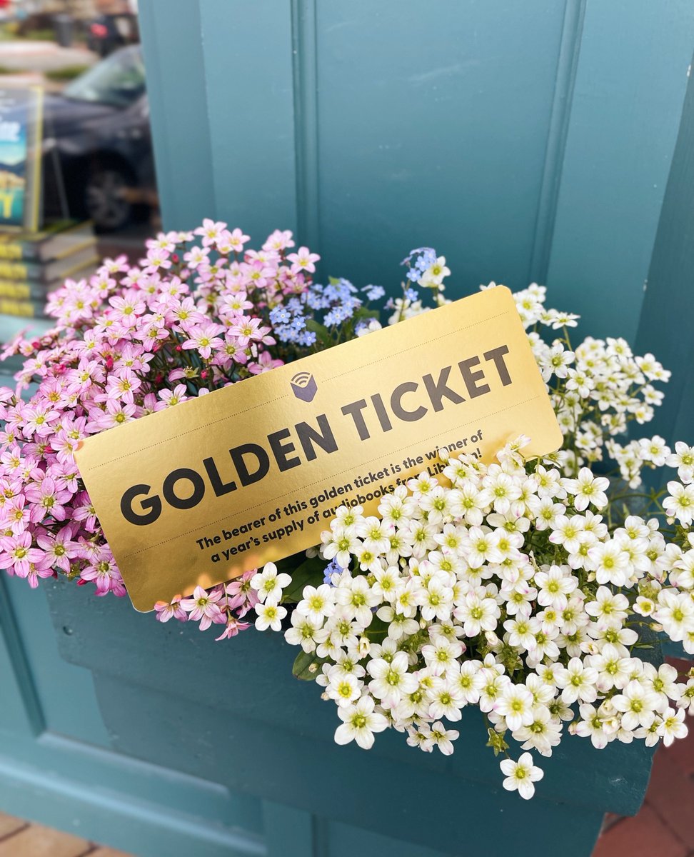rjjulia's tweet image. Where could it be? 👀🎫

Find the Golden Ticket hidden somewhere in our store this Saturday, April 29 to win a year of free books from @librofm! 

Get the details: libro.fm/ibd?bookstore=…
#LibrofmGoldenTicket #IndieBookstoreDay