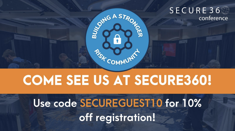 Our team is thrilled to announce that we'll be attending #Secure360, the Midwest’s premier conference for cybersecurity and risk management, this year!

Join us May 9-10 at the Mystic Lake Center and use promo code SECUREGUEST10 for 10% off registration: pheedloop.com/2023secure360/…