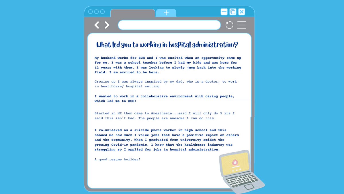 bch_anesthesia's tweet image. We asked some of our administrative professionals a few questions so that we could get to know them a bit better! Swipe to see their answers. #adminprofessionals