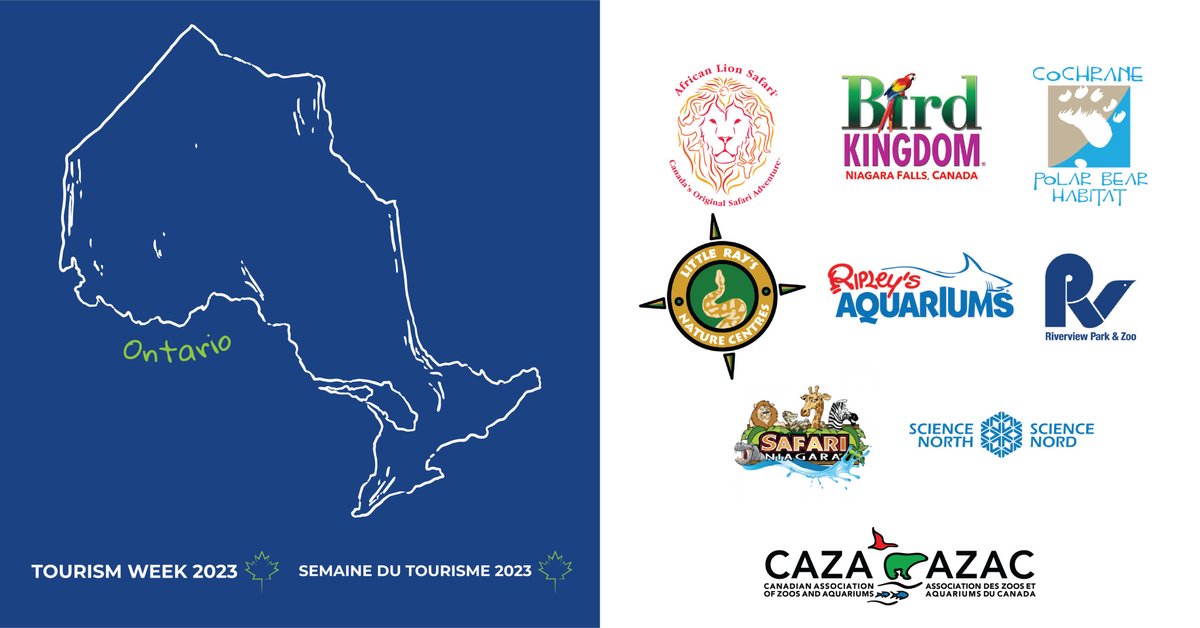 This summer, when you’re planning your family holidays – add one of Canada’s Accredited Zoos and Aquariums to your to-do list! If you’re in Ontario, or planning to visit – plan a trip to: #CAZA #AccreditationMatters #TourismWeekCanada2023 #TourismWeek2023 @TIAC