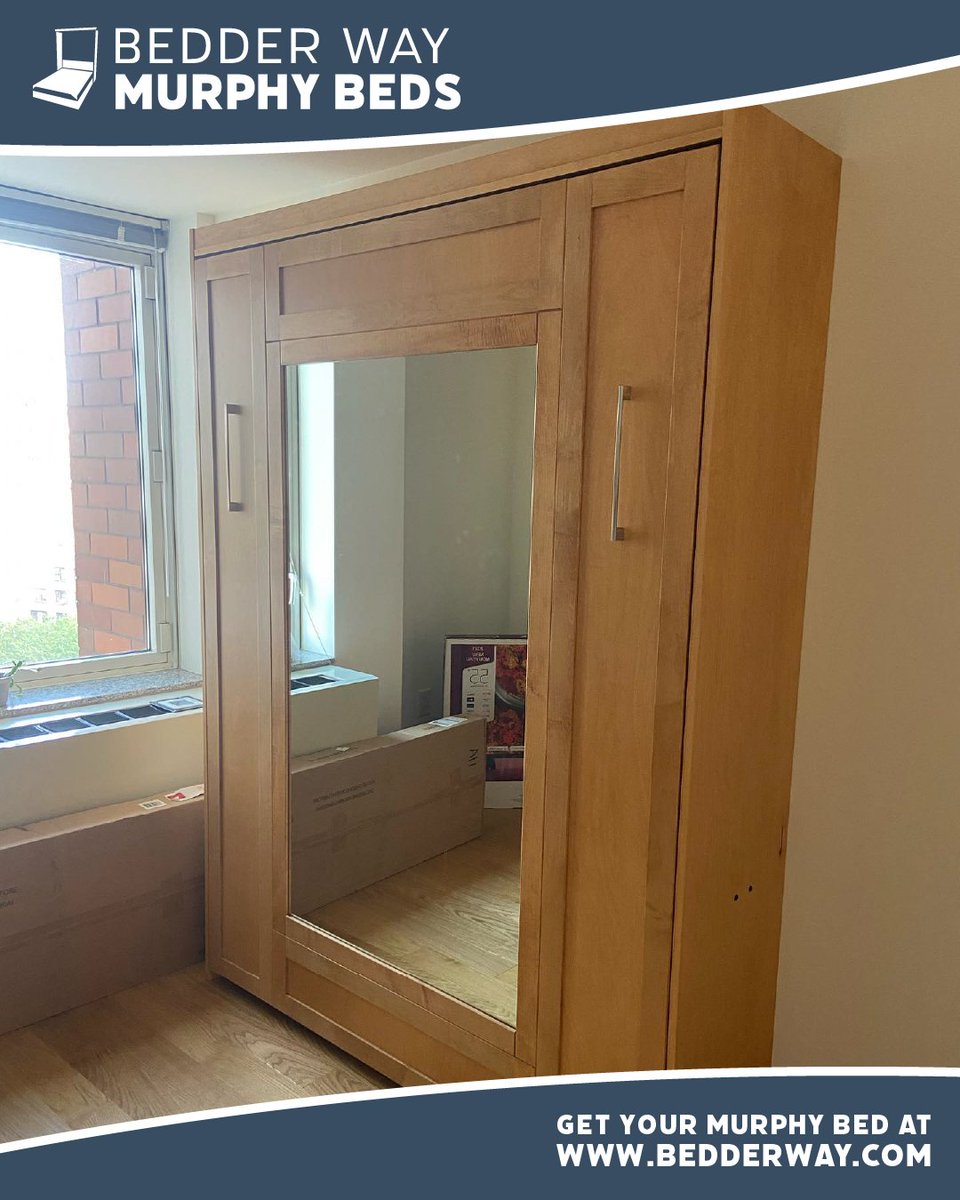 murphybedmakers's tweet photo. Murphy bed of the day: Mirror style https://t.co/y3K4kXAfv4