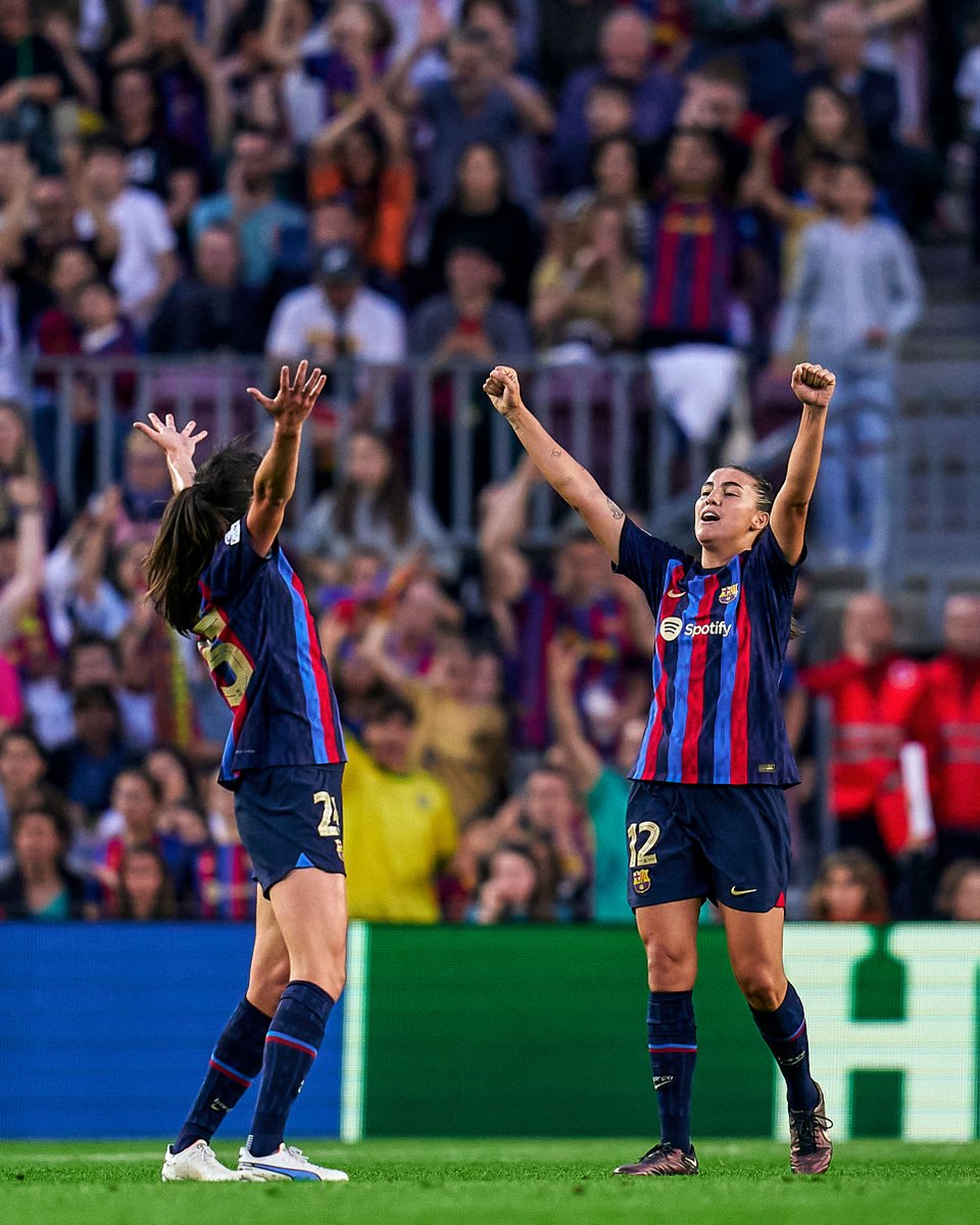 Barça missed out on the UWCL title last year after losing 3-1 to Lyon.

They’re back in the final for a shot at a second title in three years 😤