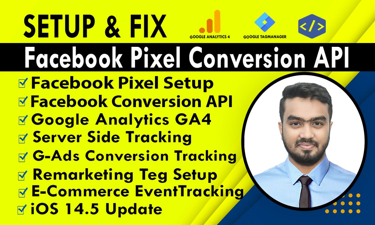 If you are experiencing any problems with your Facebook pixel or need assistance setting up #Facebookpixel, look no further as the solution is here.  

Fiverr:  fiverr.com/s/xKm0Pl 

 $AMZN #Bluesky #HongKong #Jerusalem #HunterBiden $META #thursdaymorning #Transformers