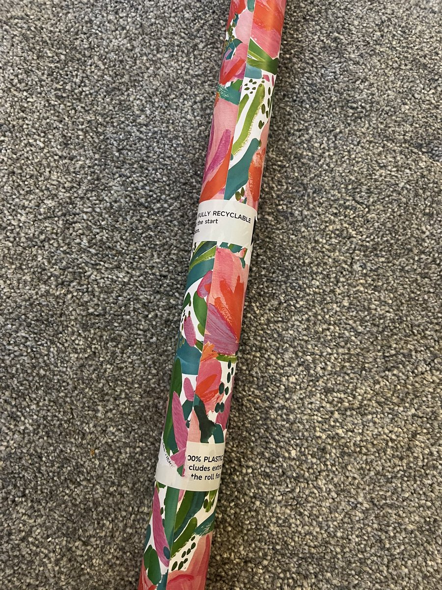 Frannyarm88's tweet photo. @marksandspencer do you really think 5 strips of tape round your wrapping paper are necessary? People have broken out of Fort Knox more easily 🤔 https://t.co/CEU51fNrvw