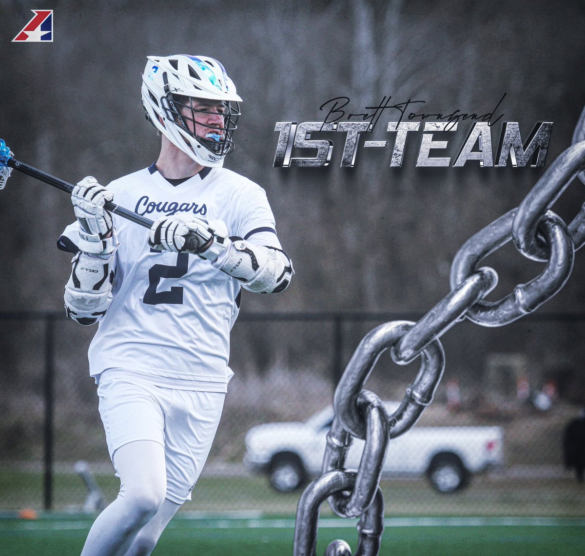 Congratulations to Brett Townsend on being named to the Heart of America First Team! The senior midfielder ranked second in the league and was second nationally with 56 assists! His 77 points ranked third in the Heart! <a href="/MVNUlax/">MVNU Lacrosse</a>