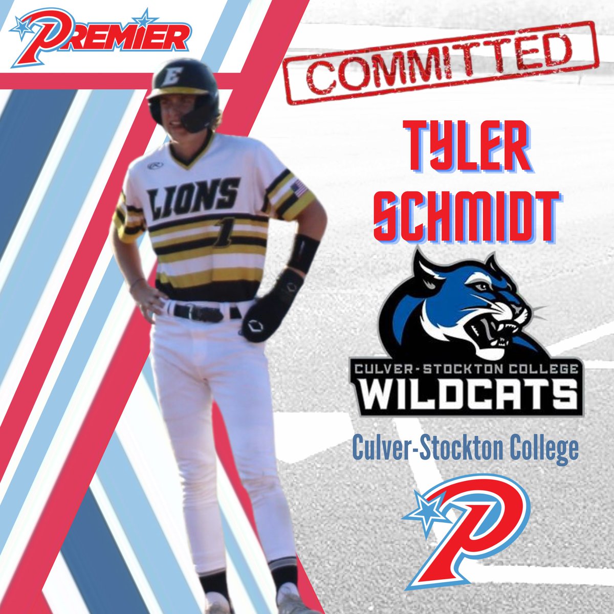 PSportsAcademy's tweet photo. Congratulations to Tyler Schmidt as he has decided to continue his academic and baseball career at Culver-Stockton College!! ⚾🎉 https://t.co/lgu9akEsC9