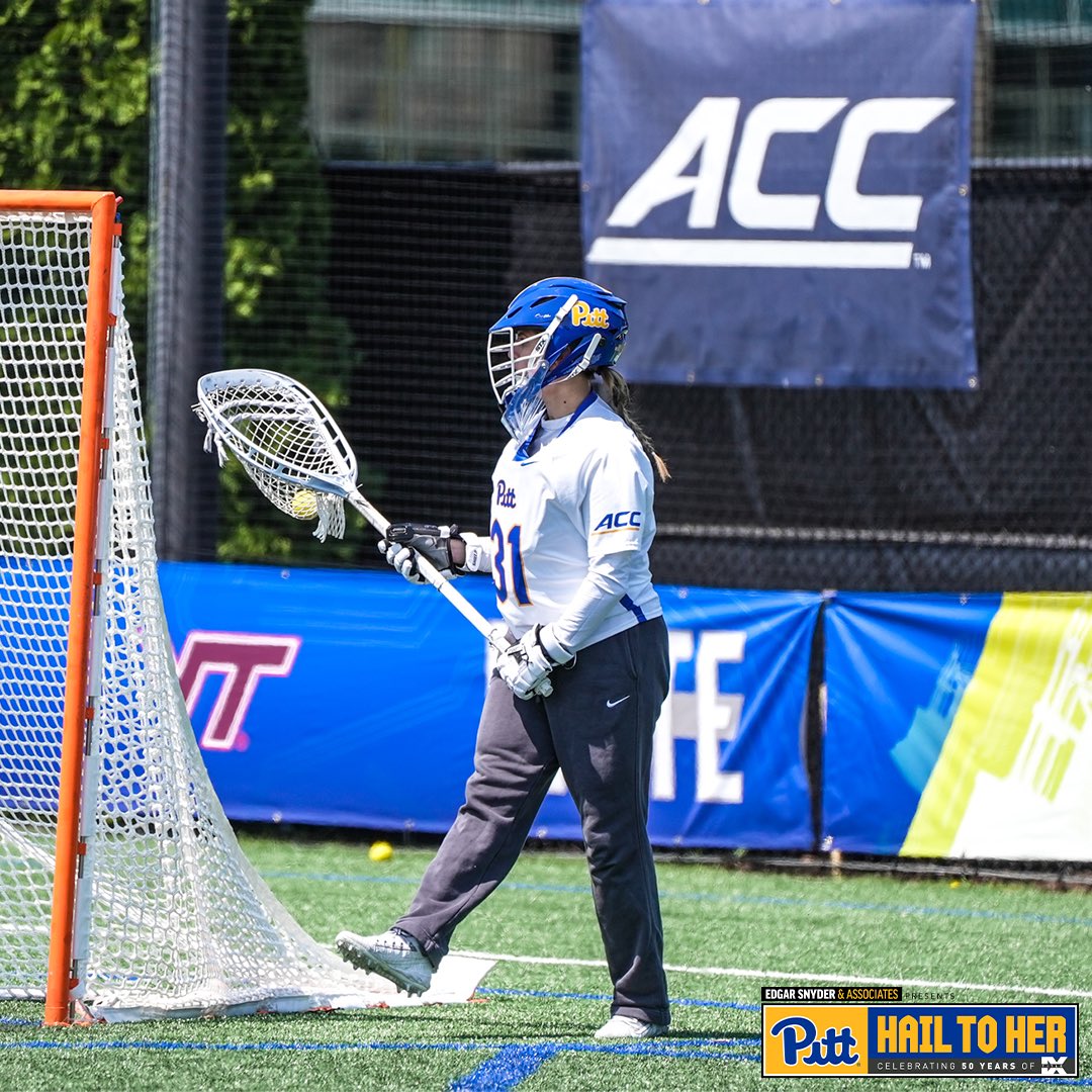 Pitt_ATHLETICS's tweet photo. On this day last year, @Pitt_WLAX won their first ACC Tournament game, defeating Louisville 13-10.

Goalie Paulina DiFatta set an ACC Championship record with HER 19 saves. Two other ACC schools still have yet to record a win in the conference tournament.

#H2P | #HailToHer https://t.co/zMrxE04lXW
